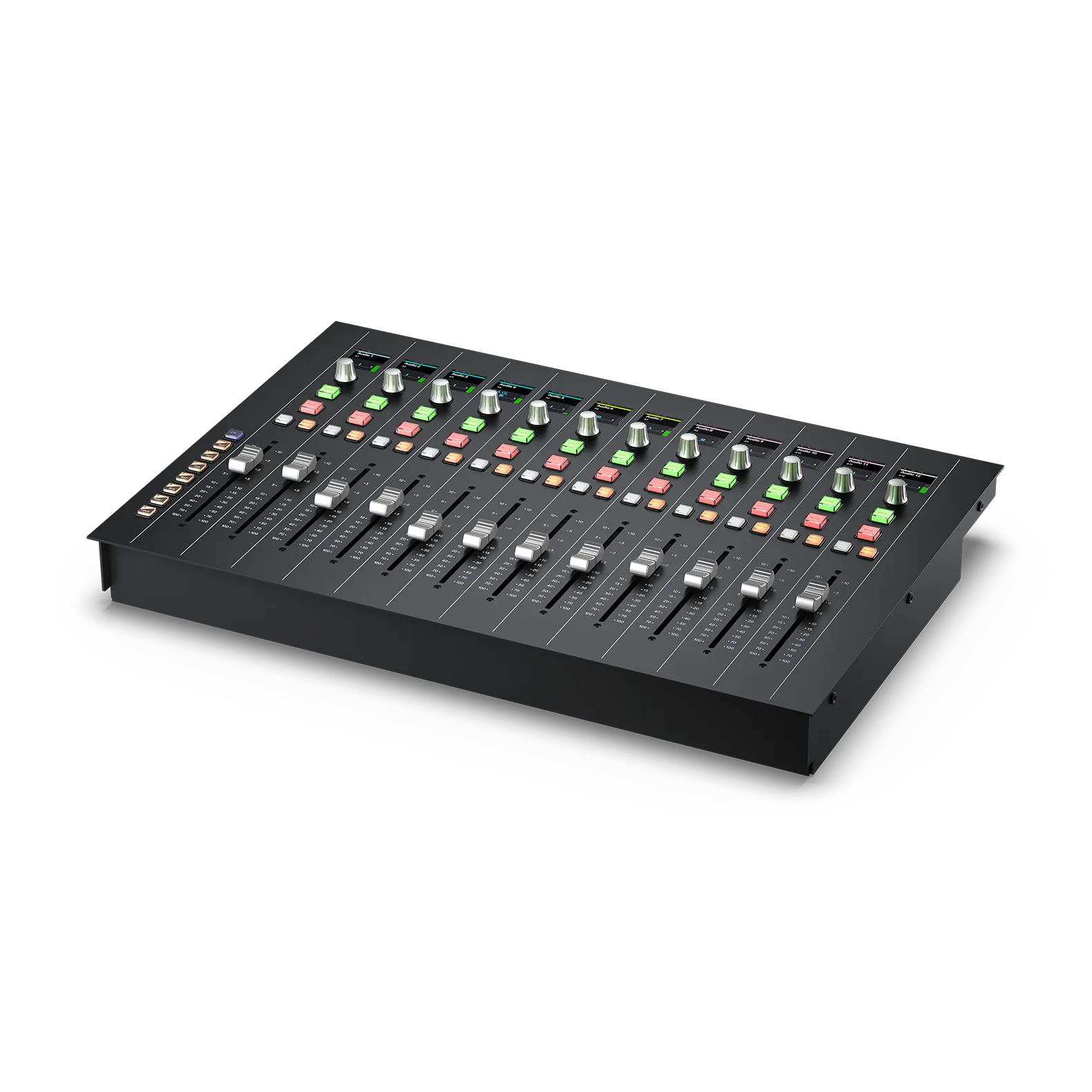 blackmagic design fairlight console channel fader