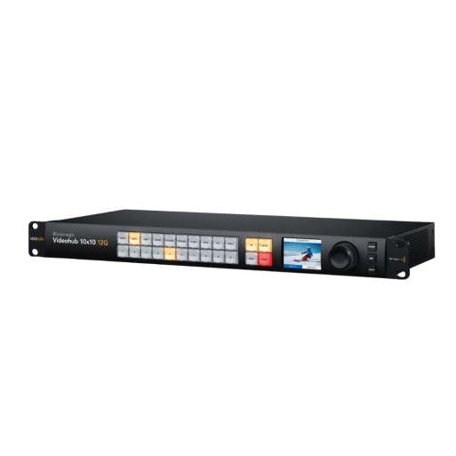 blackmagic design videohub 10x10 12g