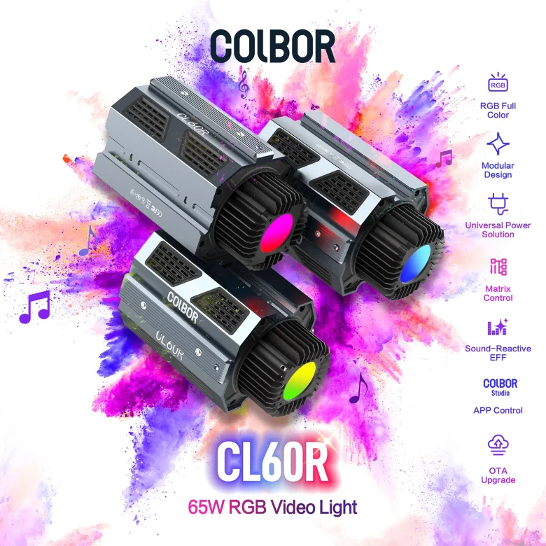 colbor cl60r rgb led light features 15