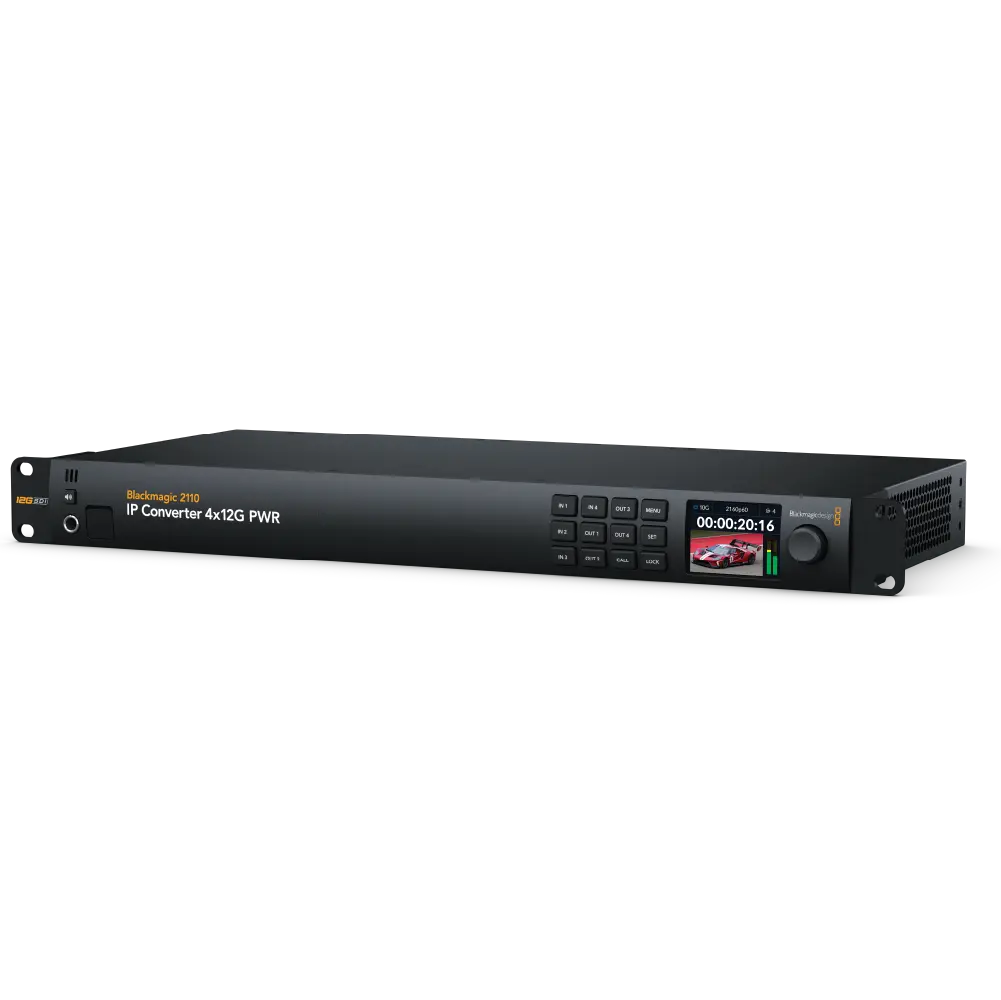 blackmagic design 2110 ip converter 4x12g pwr