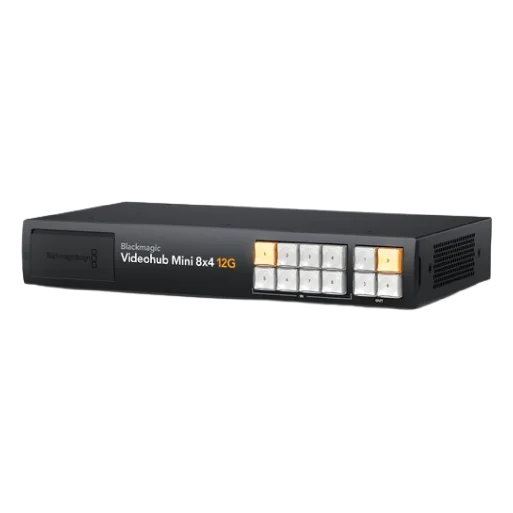 blackmagic videohub mini 8x4 12g