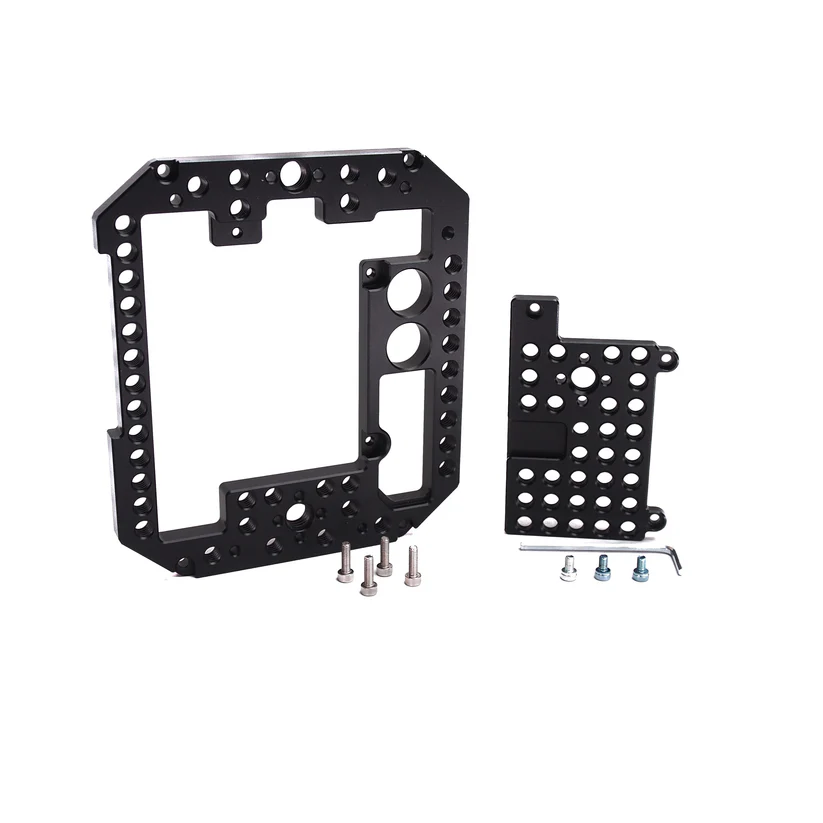 xlcs designs backplate for blackmagic pyxis 6k cages