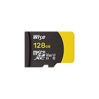 wise advanced 128gb microsdxc uhs ii v60 msd s128 memory card