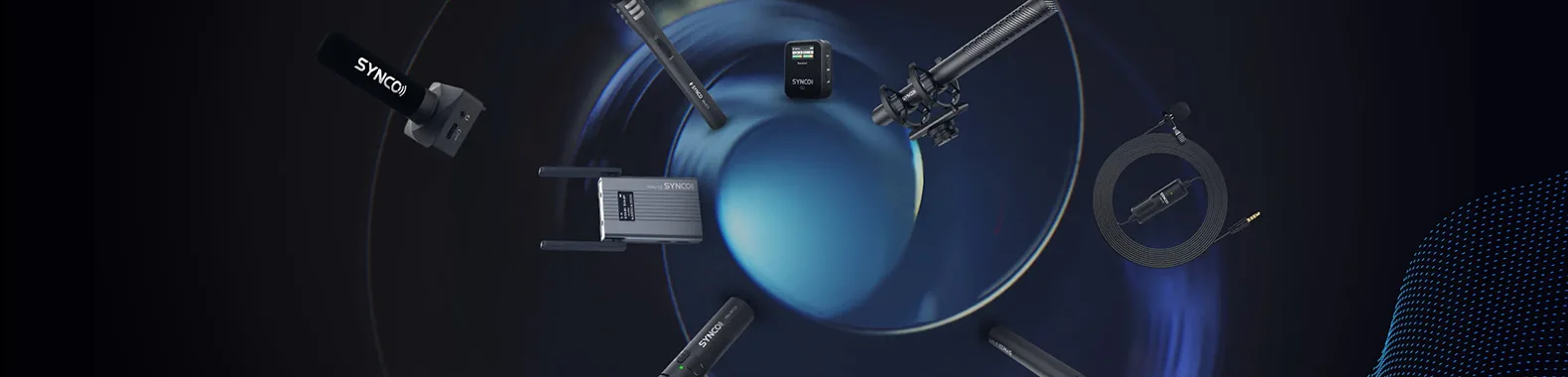 category banner synco microphones