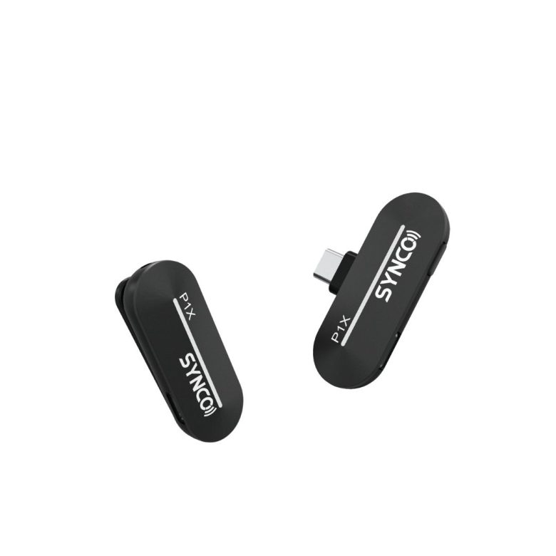 synco p1x 2.4g wireless microphones (type c/lightning)