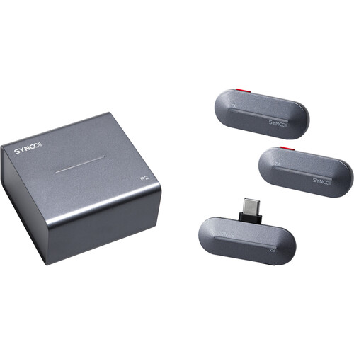 synco p2s 2.4g wireless microphones (type c/lightning)