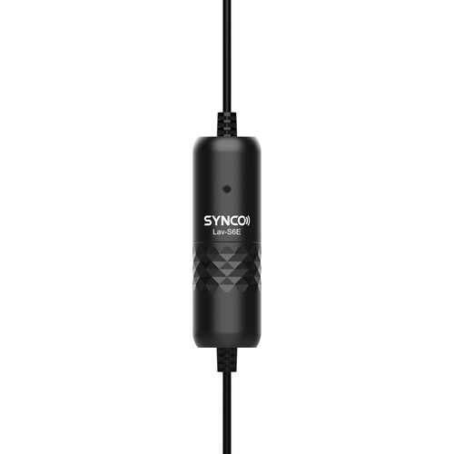 synco s6e wired lavalier microphone