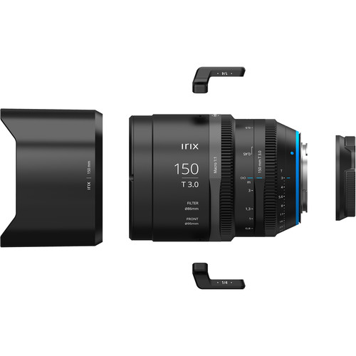 irix 150mm t3.0 macro 1:1 cine lens (canon ef / sony e / arri pl / mft / canon rf / l / nikon z / fuji x)