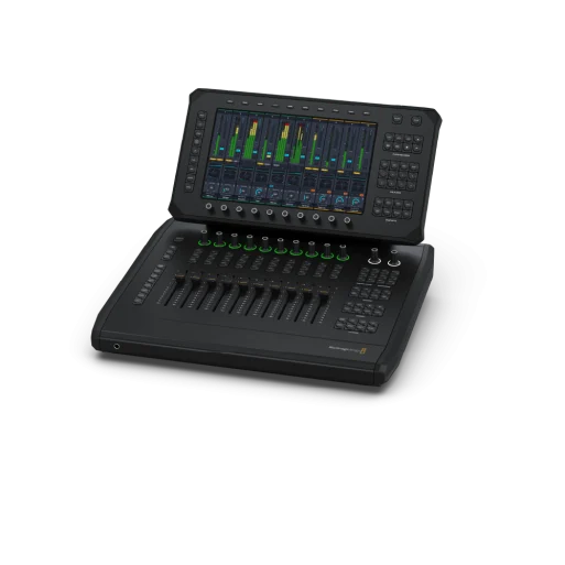 blackmagic design fairlight live audio panel 10