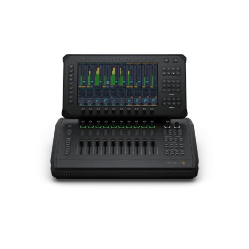 blackmagic design fairlight live audio panel 10