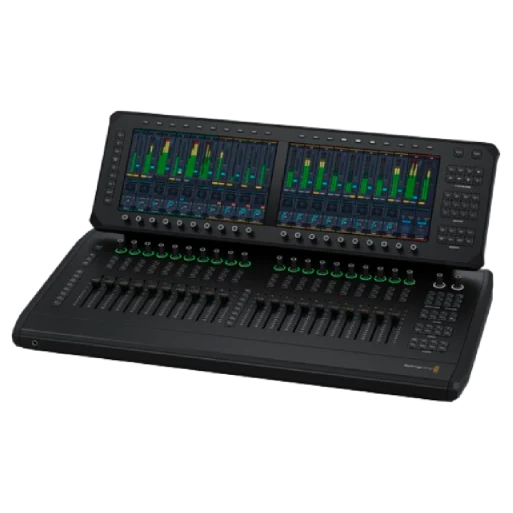 blackmagic design fairlight live audio panel 20