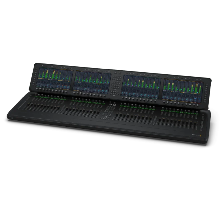 blackmagic design fairlight live audio panel 40
