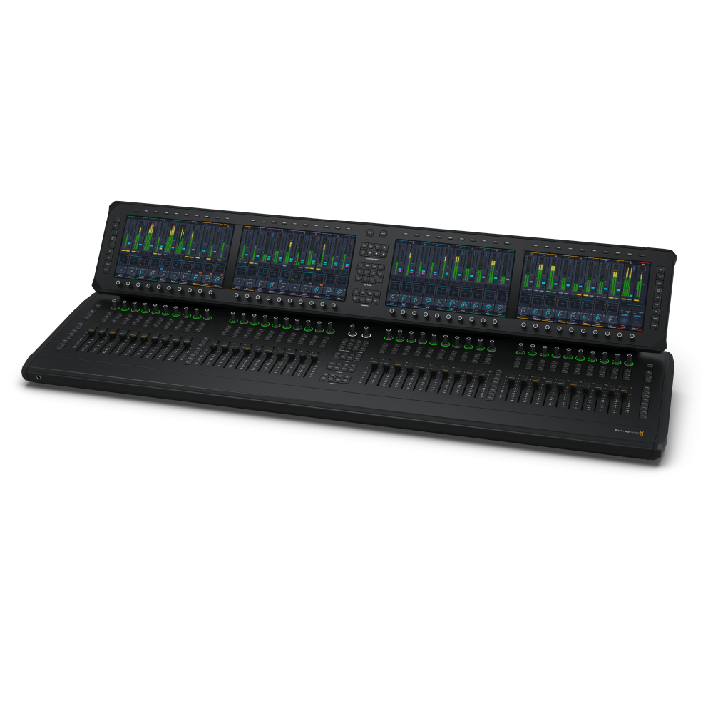 blackmagic design fairlight live audio panel 40